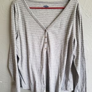 3/$15 - Old Navy Ribbed Knit Henley